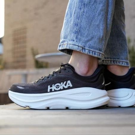 Hoka One One Bondi 9 Black White