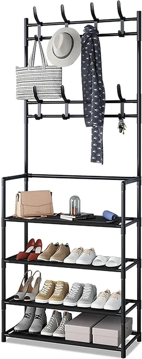 👕 ستاند تعليق الملابس 2 فـ 1 – نظم دارك بسهولة