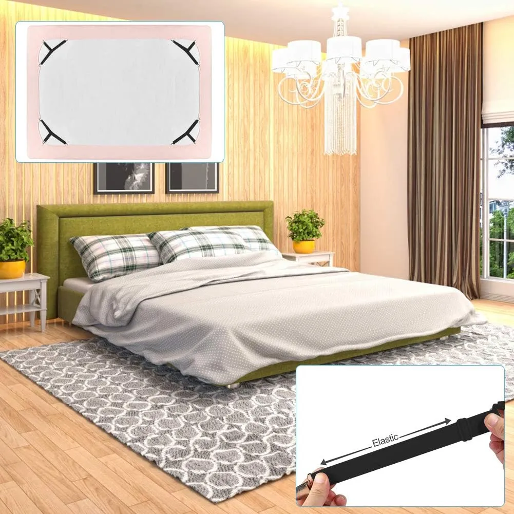 🛏️ مشابك تثبيت أغطية السرير – 4 قطع