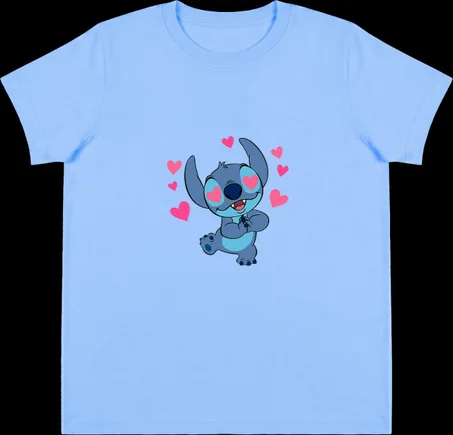 تيشورت أطفال Stitch – تصميم كيوت وقطن مريح