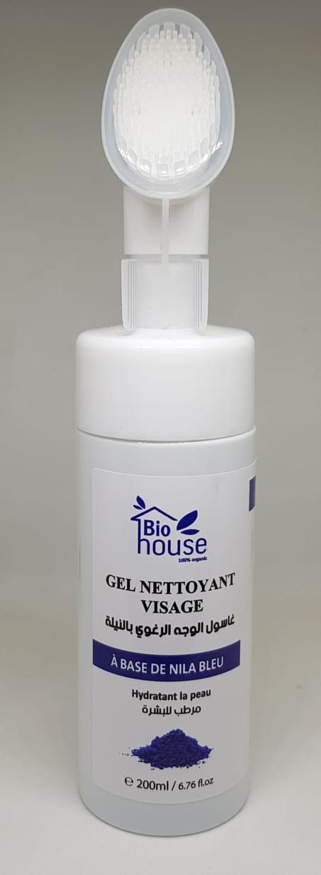 غاسول رغوي للبشرة بالنيلة