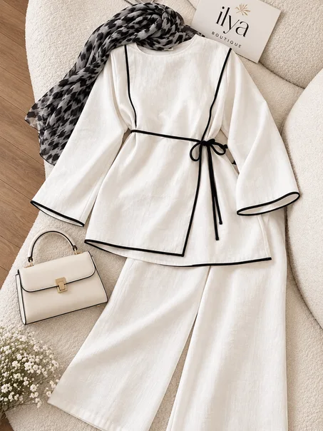 Ensemble 2 pieces en Lin Chic & Confort