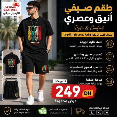 أناقة وراحة فطقم واحد بـ 249 درهم🔥+توصيل مجاني