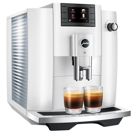 Espresso coffee machine JURA E6 Piano White