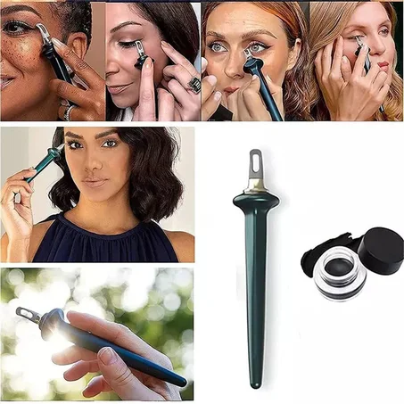 New Eyeliner Guide Tools Easy No-Skip قلم تحديد العيون