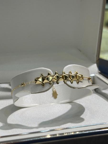 Gourmette Clash en or 18 K