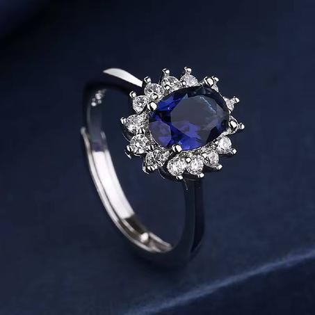 bague merquise blue