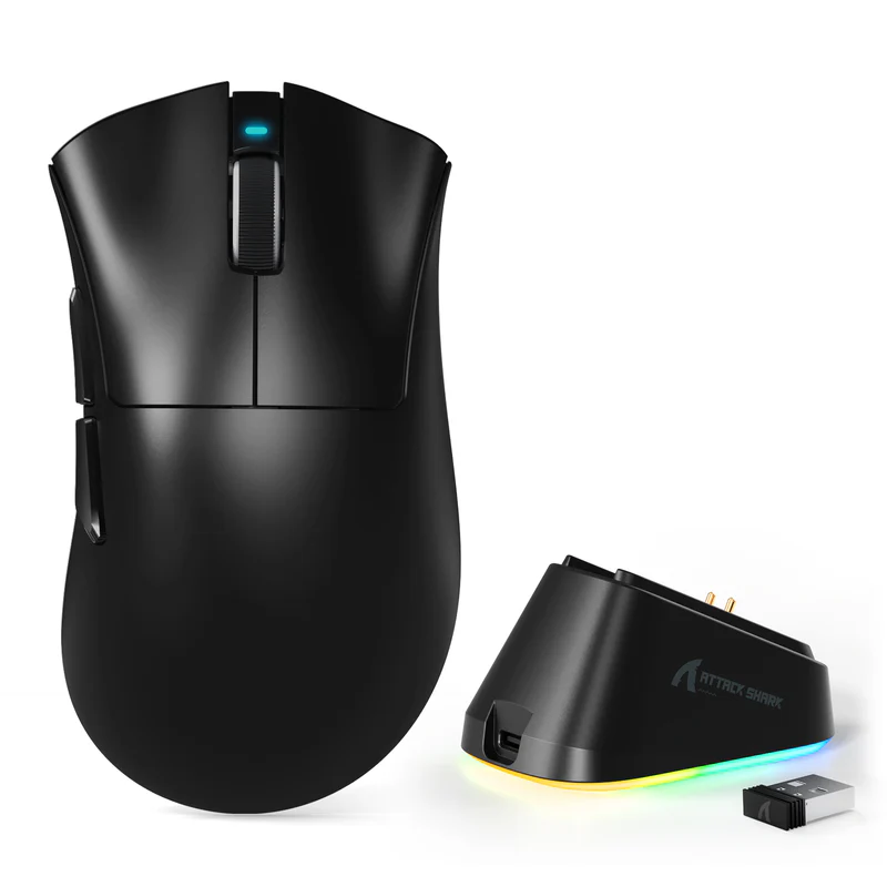 ATTACK SHARK V3 PRO GAMING MOUSE BLACK