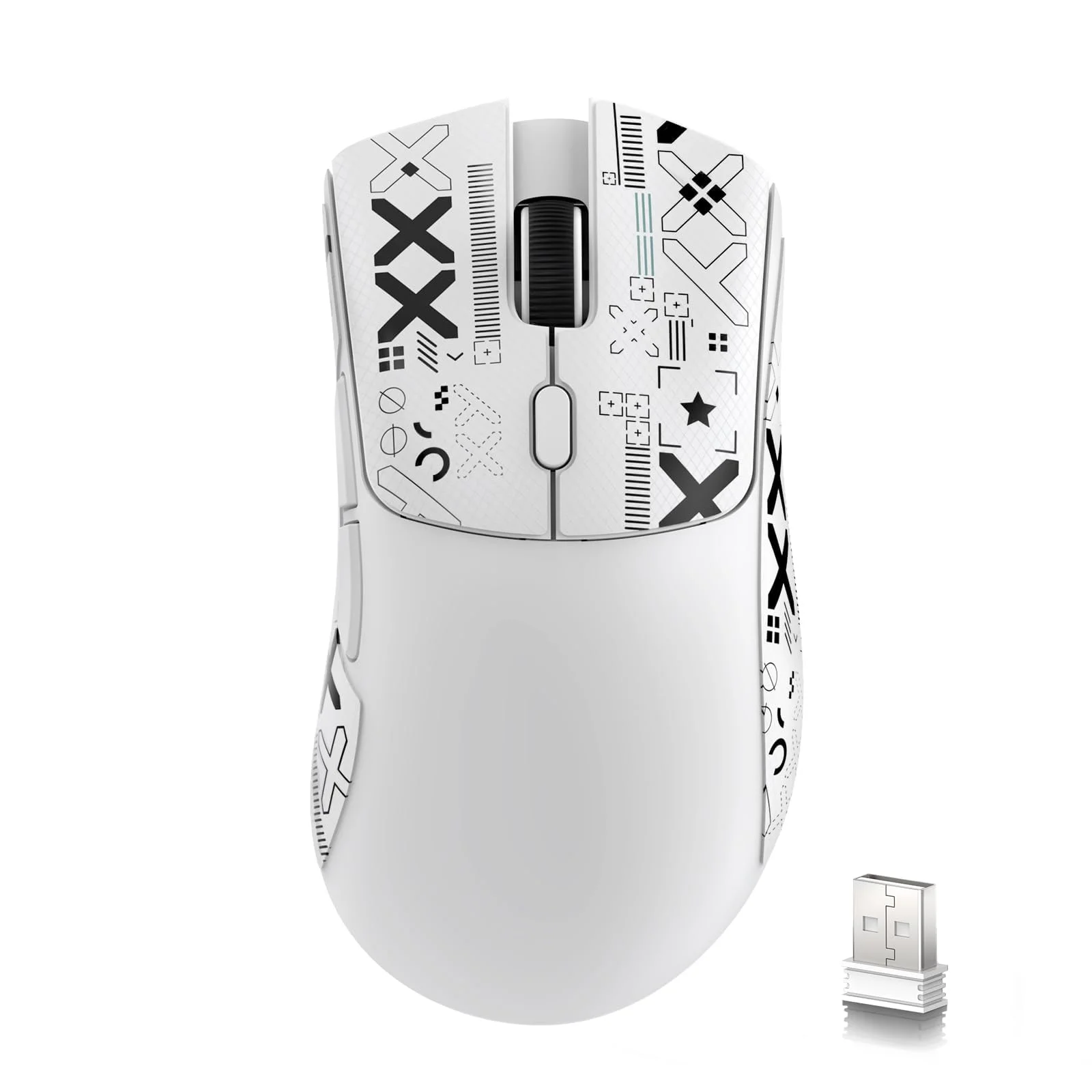 ATTACK SHARK R1 GAMING MOUSE WHITE