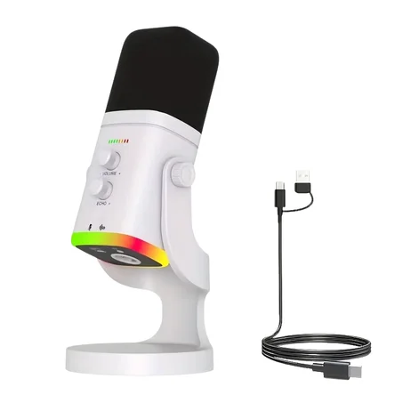 YU8 MICROPHONE WHITE