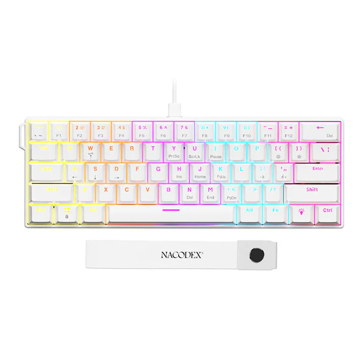 AJAZZ NK61 GAMING KEYBOARD WHITE