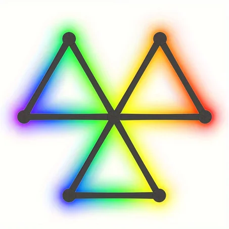 SMART RGB WALL LIGHT BARS (9 PCS)