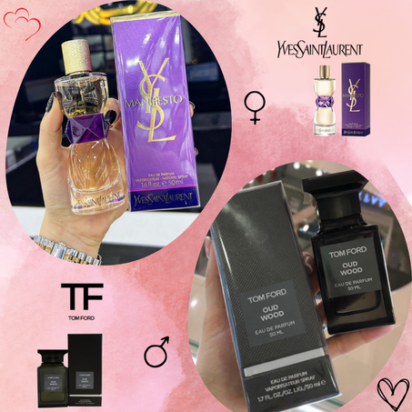 Offre Duo Couple Manifesto Saint Laurent Nuit Blanche + Tom Ford Oud Wood 100ml