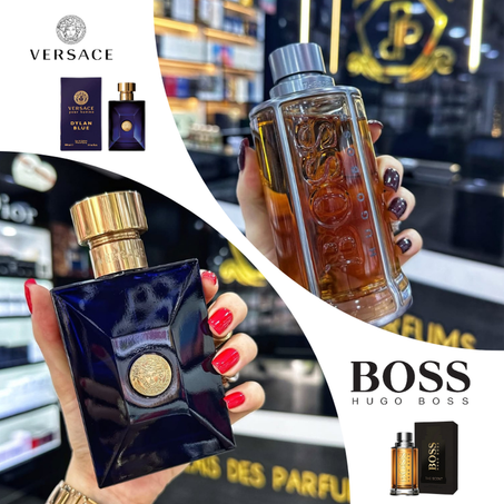 Offre Duo Hommes Dylan Blue Versace + Boss The Scent 100ml