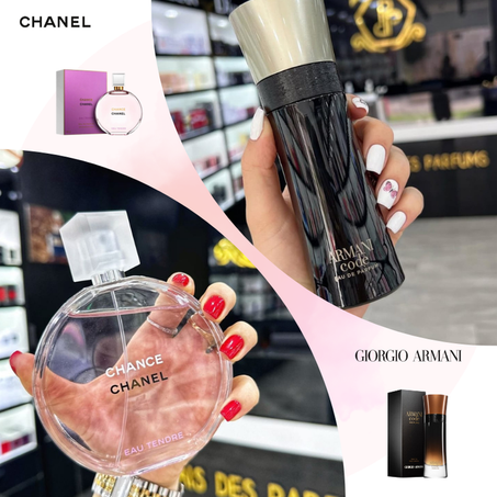 Offre Duo Couples Chance Chanel + Armani Code Giorgio Armani 100ml