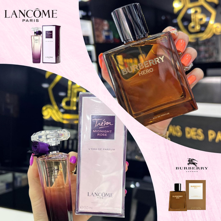 Offre Duo Couples Trésor Midnight Rose Lancôme + Burberry Hero 100ml