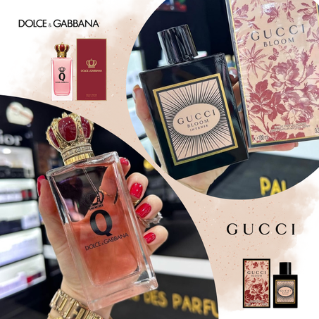 Offre Duo Femmes Gucci Bloom intense + Q By Dolce Gabbana 100ml