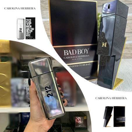 Offre Duo Hommes Carolina Herrera Bad Boy + 212 Vip Men 100ml