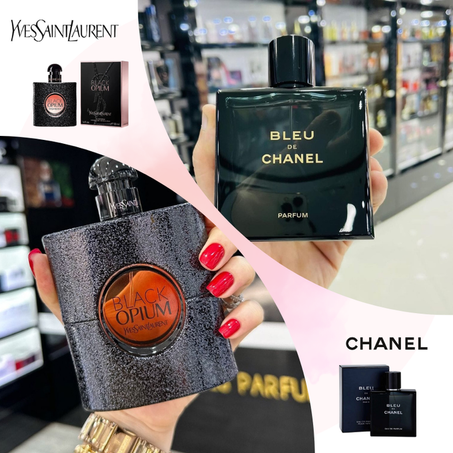 Offre Duo Couples Black Opium Ysl + Bleu de Chanel 100ml