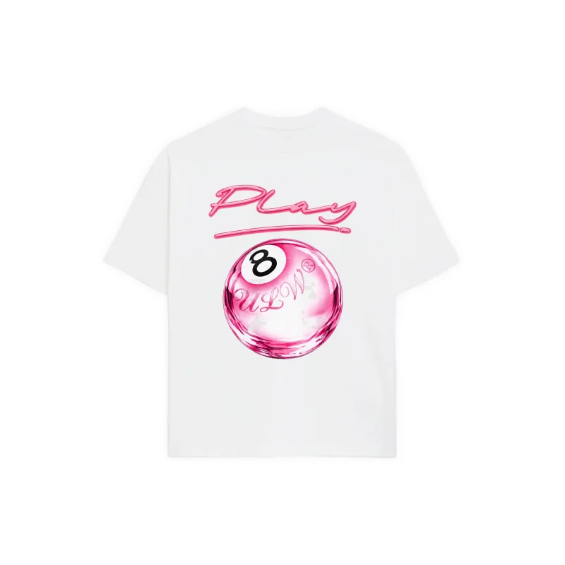 PLAY 8-BALL OVERSIZED T-SHIRT – WHITE