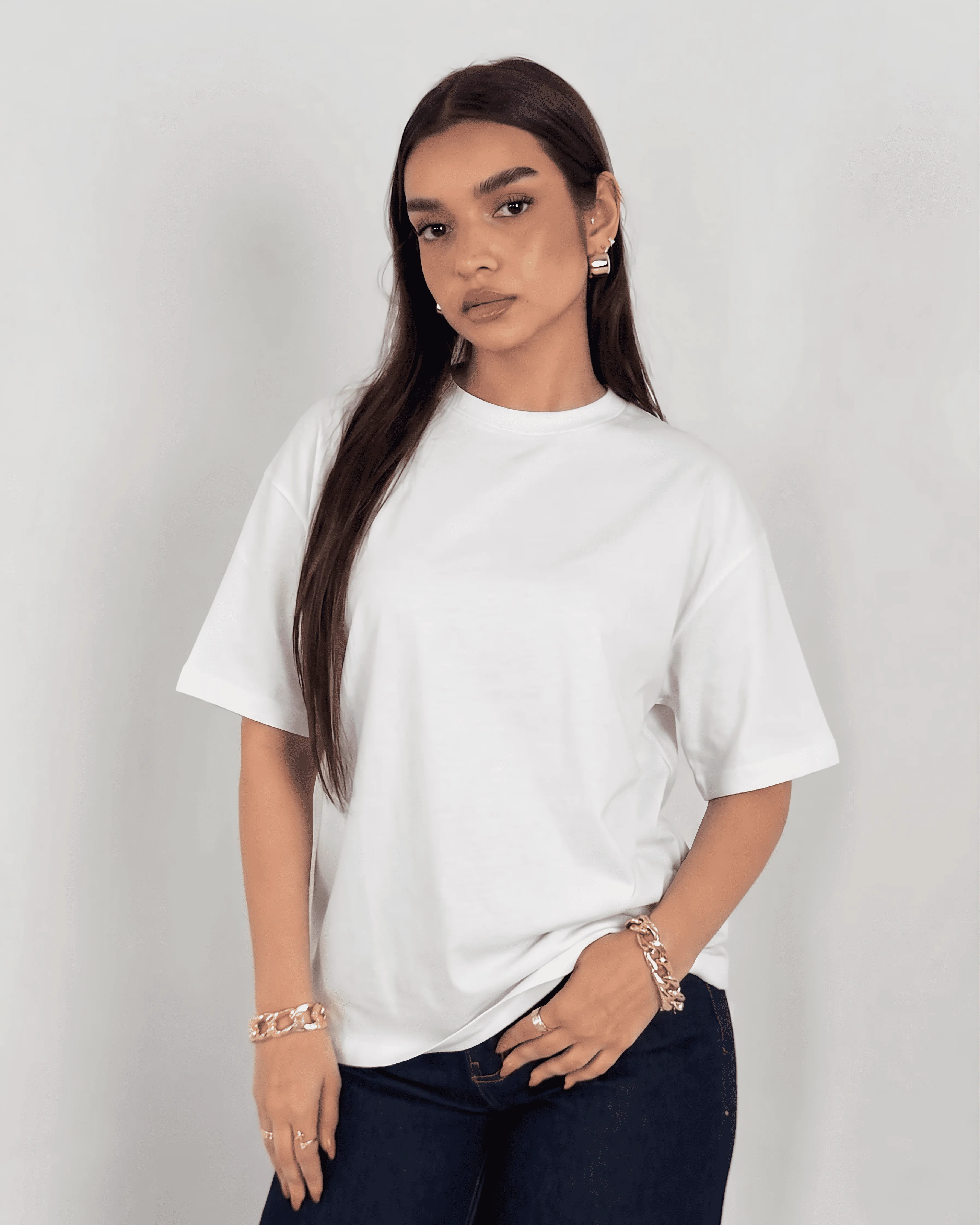 OVERSIZED T-SHIRT BASIC – WHITE