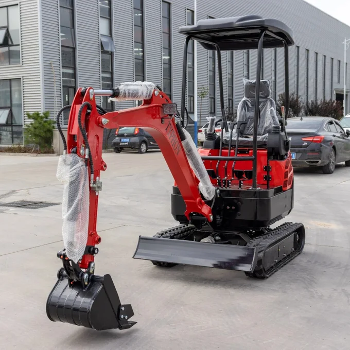 4,000 lbs Terror XVIII Mini Excavator, EPA Certified KUBOTA D902 Diesel Machine
