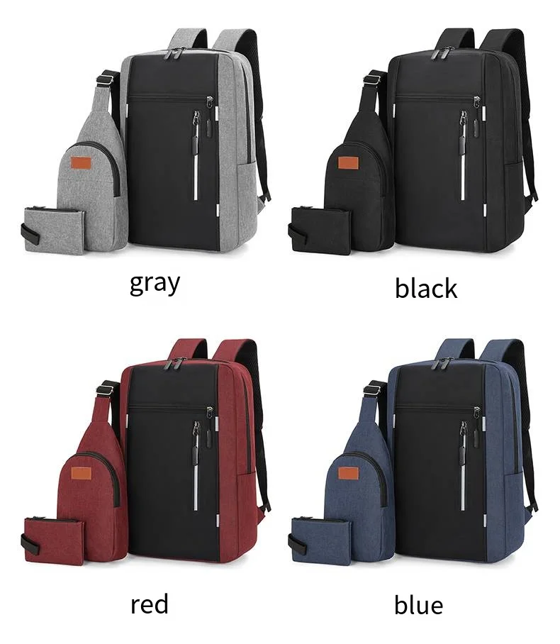 Sac à dos e décontracté de haute qualité pour ordinateur portable, en nylon imperméable, avec fermeture éclair antivol, port USB et cadre