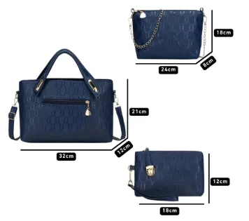 Ensemble de 4 sacs à main  en cuir pour femmes