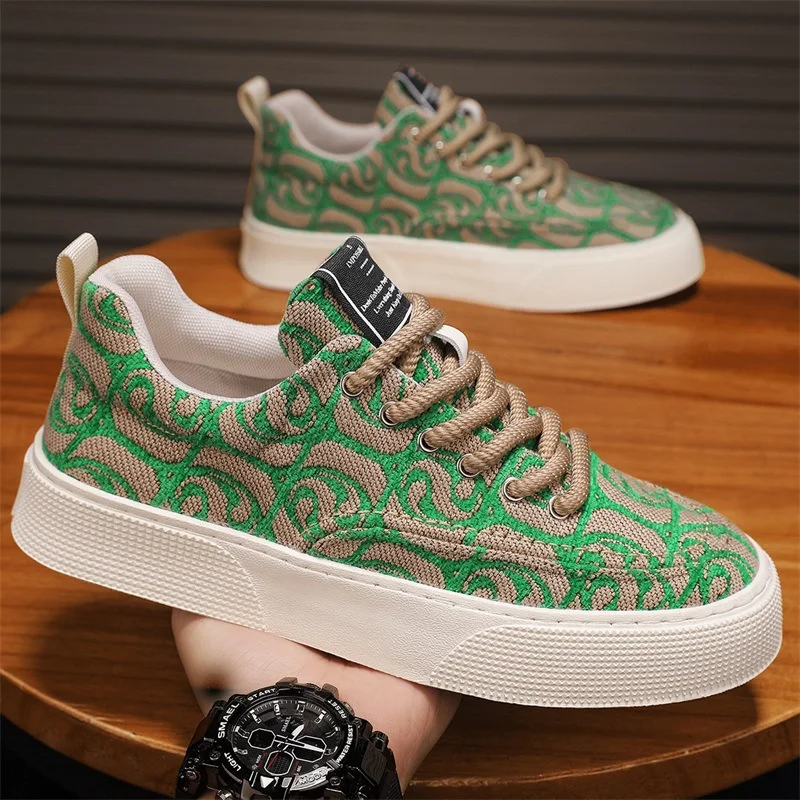 Chaussures en Toile Basses pour Hommes