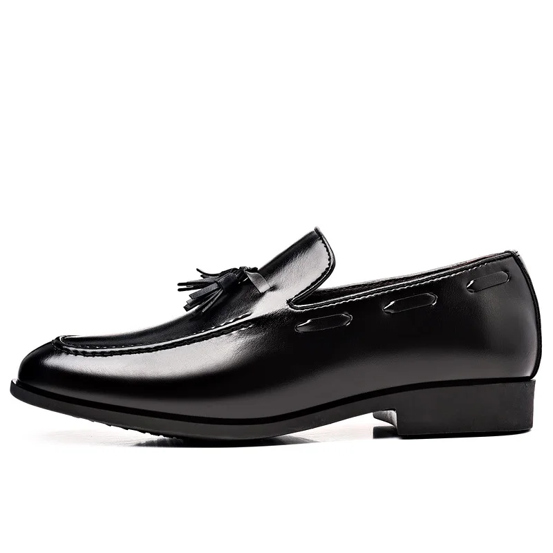 Chaussures Habillées Homme de Luxe Ruizi Mode, Mocassins en Similicuir PU Décontractées et Formelles pour Affaires