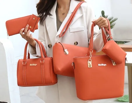 Ensemble de Sacs à Main pour Femme 6 en 1 en Simili Cuir