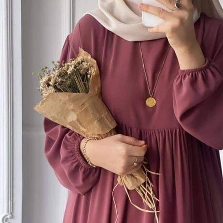 abaya pour femme crep rosa
