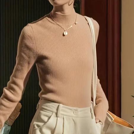 Pull col monte pour femme