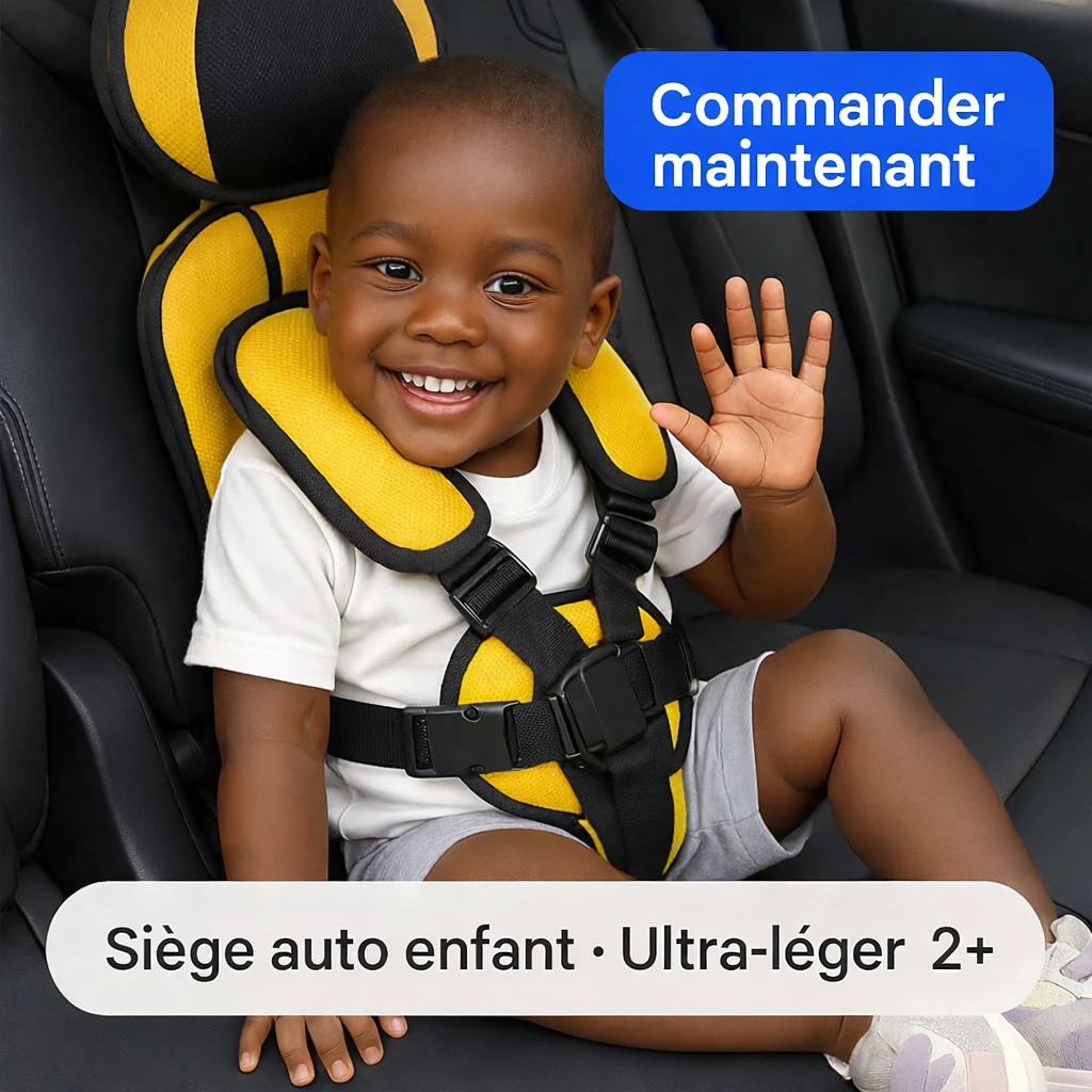 【Paiement à la livraison, livraison sous 24 heures】Siège Sécurisé & Confortable pour Enfant