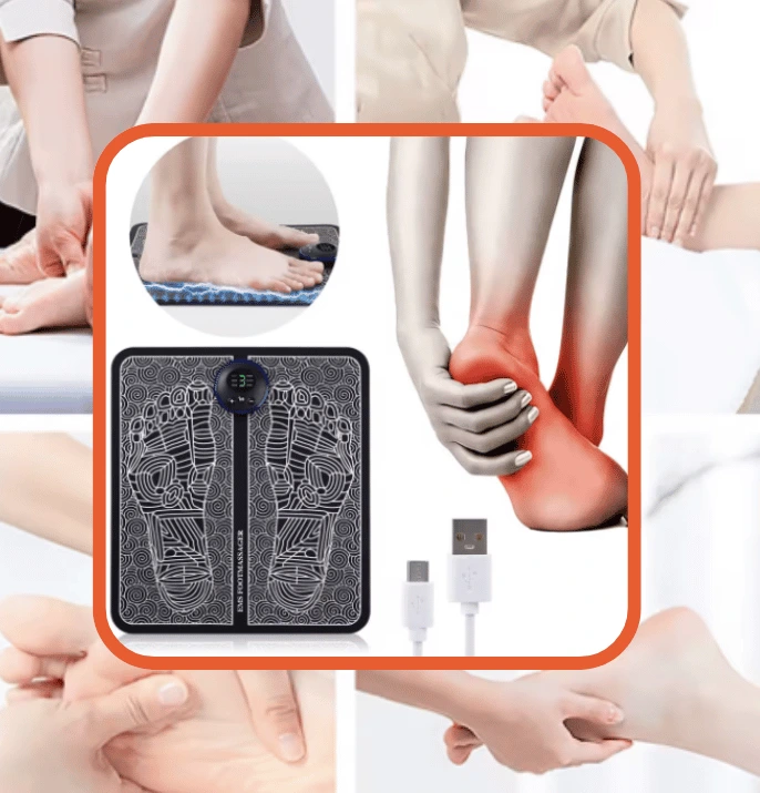 【Paiement à la livraison, livraison sous 24 heures】  EMS-Coussin de massage électrique pour les pieds