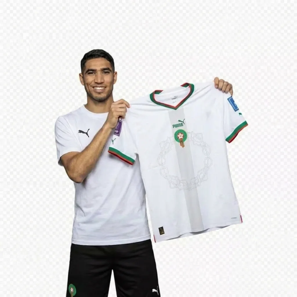 hakimi tenue maroc unisexe blanc