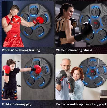 Machine de boxe musicale avec Bluetooth