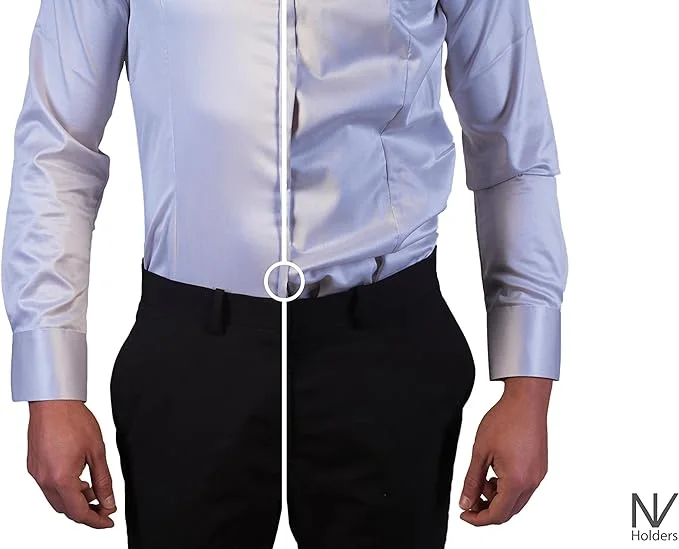 Supports De Chemises élastiques Helweet - Fixe Chemise Sans Plis - Avec Pinces Antidérapantes
