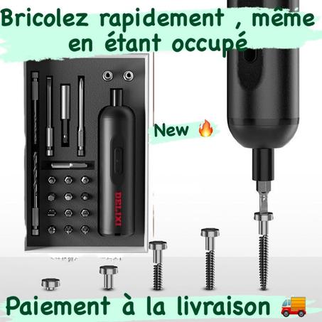 Tournevis Électrique DELIIX - L'Innovation au Service du Bricolage