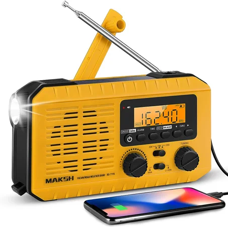 Radio de poche solaire & dynamo