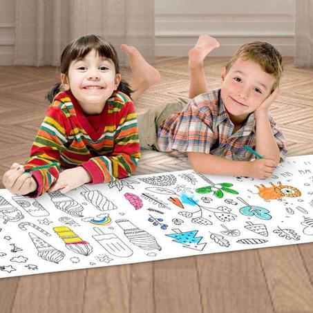 Pack Rouleau de coloriage pour enfants collant