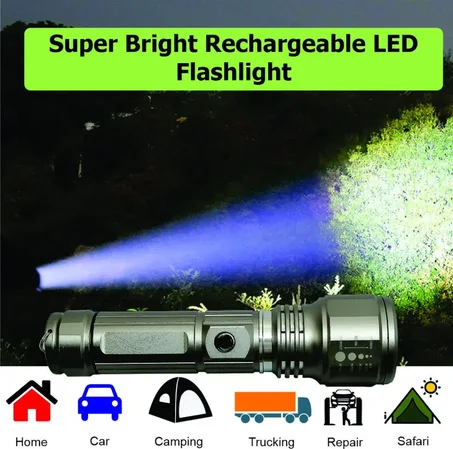 Lampe torche LED rechargeable la plus brillante