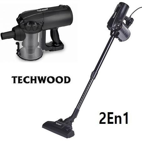 Techwood Aspirateur Balai 2 En 1, 600 W -- Noir