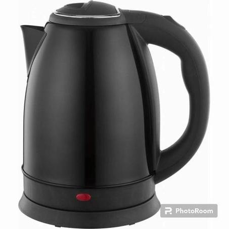 kitchef Bouilloire En Acier Inoxydable 1,8 Litre 1500 w noir/Inox