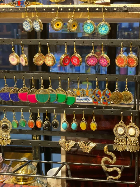 حلق نحاس اشكال مختلفة السعر (60 - 225 )