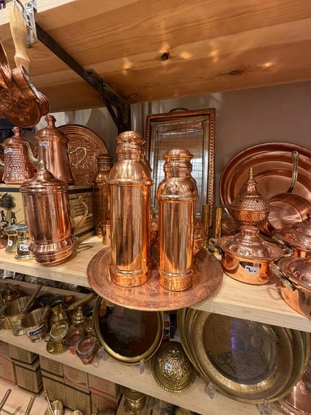 زجاجه مياه نحاس احمر - كبيره