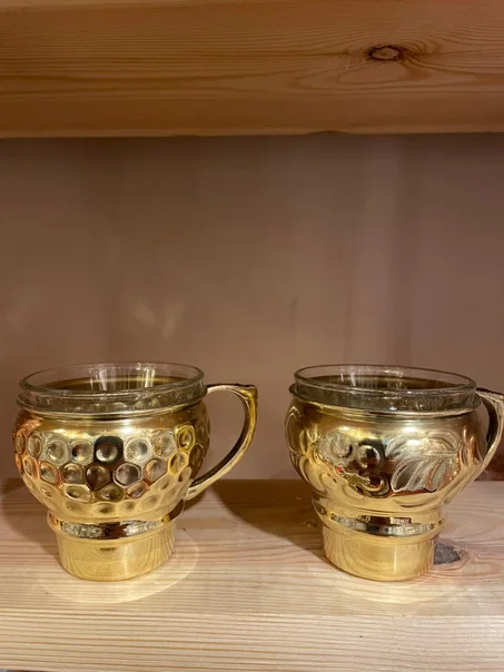 فنجان  ملوكى نحاس  اصفر