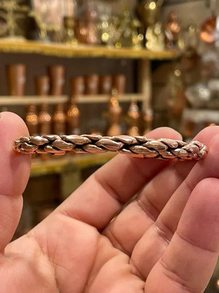 اساور الكينج  نحاس احمر عالى الجوده ( مجدوله يدوي )