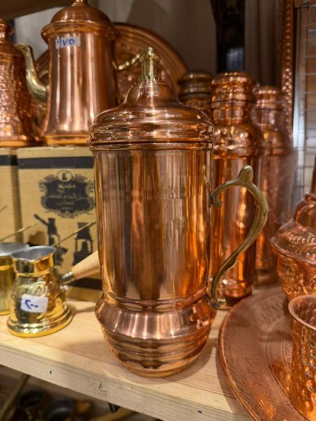 دورق مياه نحاس احمر