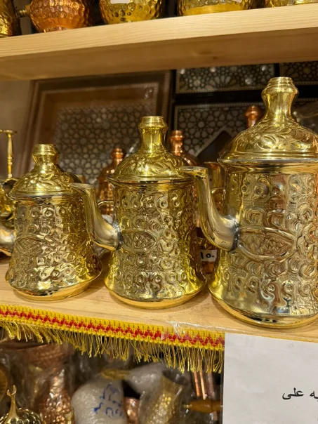 براد المغربى  نحاس اصفر معالج من الداخل قصدير